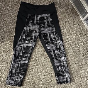 Calvin Klein Performance Black and White Graphic Leggings